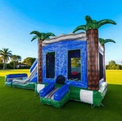 XL Blue Paradise combo waterslide