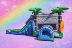 Tropical Surf bounce house & waterslide rental
