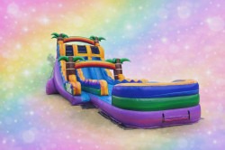 18' GOOMBAY DUAL LANE WATERSLIDE