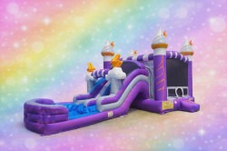 Lighting Bolt bounce house & waterslide rental