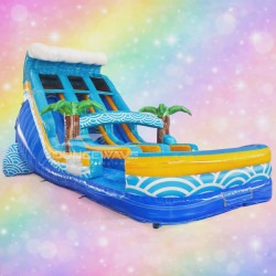 18' OHANA FALLS DUAL LANE WATERSLIDE