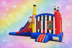 Sports fanatic bounce house & waterslide rental